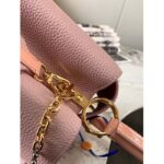 Louis Vuitton LV Women Capucines BB Handbag Pearly Pink Taurillon Leather – Bild 9