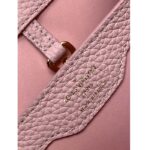 Louis Vuitton LV Women Capucines BB Handbag Pearly Pink Taurillon Leather – Bild 11