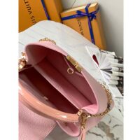 Louis Vuitton LV Women Capucines BB Handbag Pearly Pink Taurillon Leather (2)