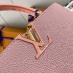Louis Vuitton LV Women Capucines BB Handbag Pearly Pink Taurillon Leather – Bild 8