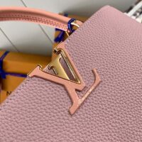 Louis Vuitton LV Women Capucines BB Handbag Pearly Pink Taurillon Leather (2)