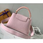 Louis Vuitton LV Women Capucines BB Handbag Pearly Pink Taurillon Leather – Bild 4