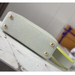 Louis Vuitton LV Women Capucines BB Handbag Snow White Cedrat Santorin Taurillon Leather – Image 5