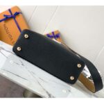 Louis Vuitton LV Women Capucines MM Handbag Black Beige Red Taurillon Leather – Image 8