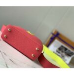 Louis Vuitton LV Women Capucines Mini Handbag Dragon Fruit Pink Cedrat Taurillon Leather - Bild 6