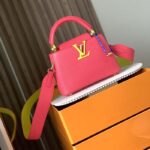 Louis Vuitton LV Women Capucines Mini Handbag Dragon Fruit Pink Cedrat Taurillon Leather - Bild 2