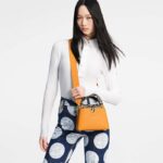 Louis Vuitton LV Women Capucines Mini Handbag Golden Yellow Taurillon Python Leather - immagine 11