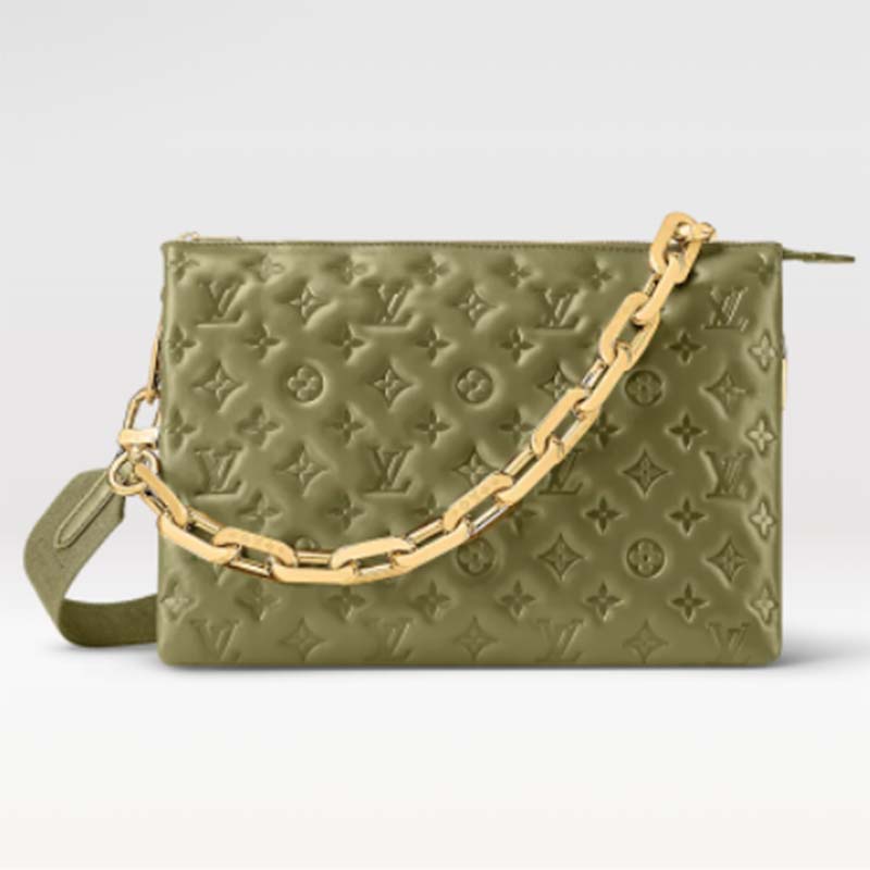 Louis Vuitton Khaki Coussin MM Bag – MILNY PARLON