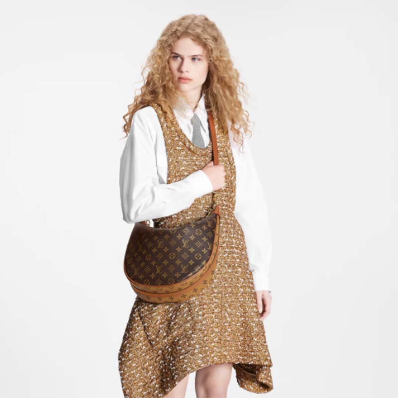 Louis Vuitton Loop Hobo Monogram Canvas Brown