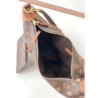 Louis Vuitton LV Women Loop Hobo Brown Monogram Monogram Reverse Coated Canvas (9)