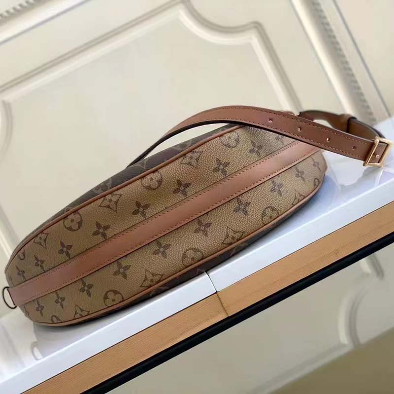 Louis+Vuitton+Loop+Hobo+Bag+Brown+Monogram+Reverse+Coated+Canvas