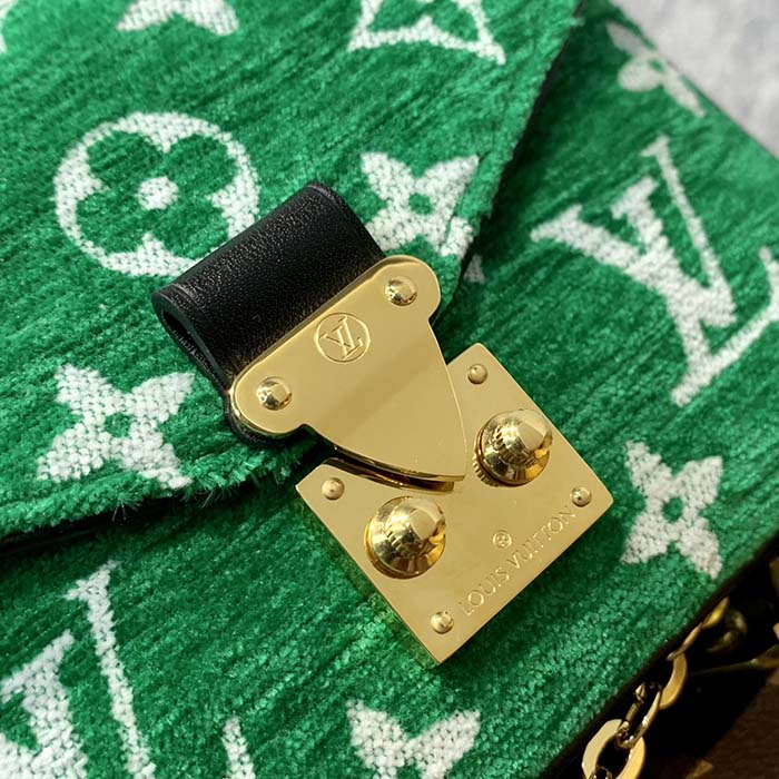 Louis Vuitton LV Micro Metis bag new Green Velvet ref.528822