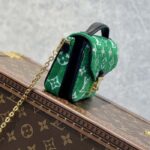 Louis Vuitton LV Women Micro Métis Bag Green Monogram Jacquard Velvet – Bild 4