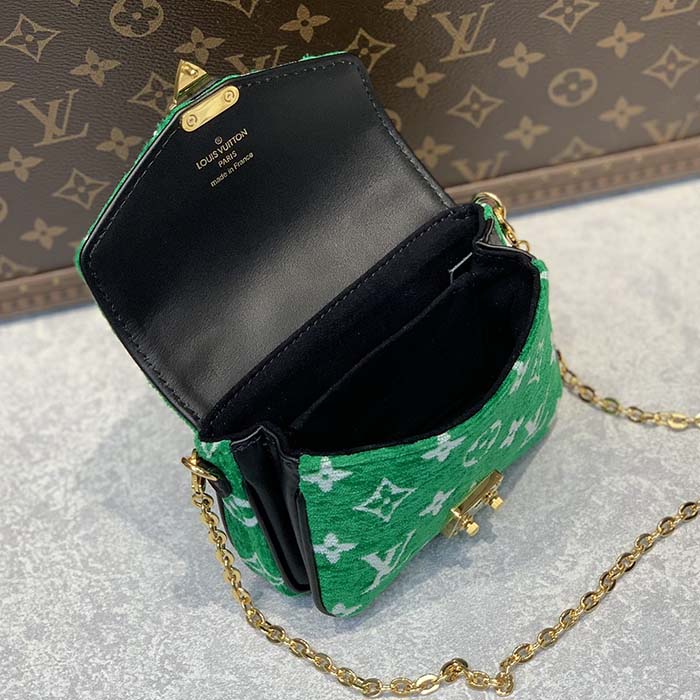 Louis Vuitton LV Micro Metis bag new Green Velvet ref.528822 - Joli Closet
