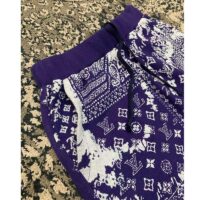Louis Vuitton LV Women Monogram Bandana Shorts Cotton Indigo Regular Fit (8)