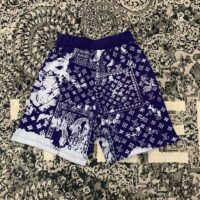 Louis Vuitton LV Women Monogram Bandana Shorts Cotton Indigo Regular Fit (8)
