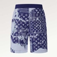 Louis Vuitton LV Women Monogram Bandana Shorts Cotton Indigo Regular Fit (8)