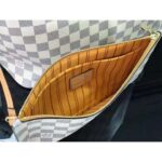 Louis Vuitton LV Women Neverfull MM Tote Bag Damier Azur Coated Canvas - Image 7