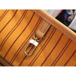 Louis Vuitton LV Women Neverfull MM Tote Bag Damier Azur Coated Canvas - Image 8