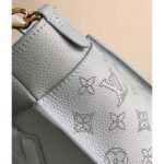 Louis Vuitton LV Women On My Side PM Handbag Bleu Nuage Blue Perforated Calf Leather - Image 8