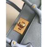 Louis Vuitton LV Women On My Side PM Handbag Bleu Nuage Blue Perforated Calf Leather - Image 7