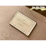 Louis Vuitton LV Women On My Side PM Tote Bag Beige Perforated Calf Leather - Image 10