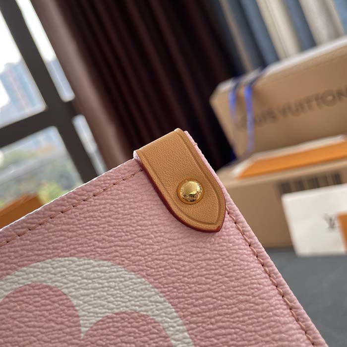 Louis Vuitton Pink And Lavender Gradient Coated Canvas OnTheGo GM