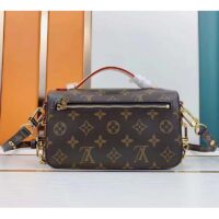 Louis Vuitton LV Women Pochette Métis East West Bag Brown Monogram Coated Canvas (2)