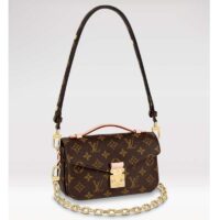 Louis Vuitton LV Women Pochette Métis East West Bag Brown Monogram Coated Canvas (2)