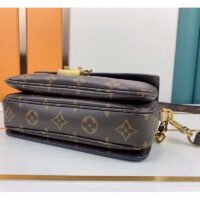 Louis Vuitton LV Women Pochette Métis East West Bag Brown Monogram Coated Canvas (2)