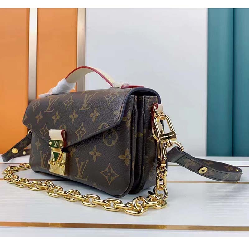 Louis Vuitton Pochette Metis East West Monogram Canvas Bag