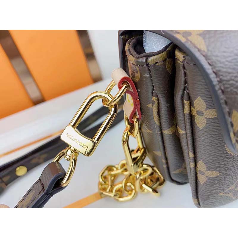 louis vuitton pochette metis east west leather vs canvas｜TikTok Search