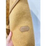 Louis Vuitton LV Women Signature Double Face Short Wrap Coat Wool-Silk Regular Fit - Image 5