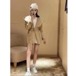 Louis Vuitton LV Women Signature Double Face Short Wrap Coat Wool-Silk Regular Fit - Image 6