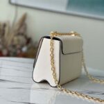 Louis Vuitton LV Women Twist MM Chain Bag White Epi Grained Cowhide Leather - Image 4
