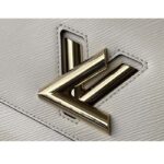 Louis Vuitton LV Women Twist MM Chain Bag White Epi Grained Cowhide Leather - Image 8