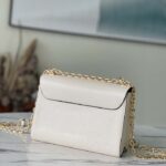 Louis Vuitton LV Women Twist MM Chain Bag White Epi Grained Cowhide Leather - Image 3