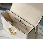 Louis Vuitton LV Women Twist MM Chain Bag White Epi Grained Cowhide Leather - Image 6