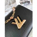 Louis Vuitton LV Women Twist MM Handbag Black Epi Grained Leather - Bild 8