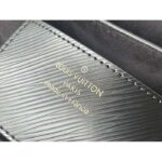 Louis Vuitton LV Women Twist MM Handbag Black Epi Grained Leather Monogram Flower - Image 10