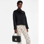 Louis Vuitton LV Women Twist MM Handbag Black Epi Grained Smooth Cowhide Leather - Image 12