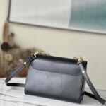 Louis Vuitton LV Women Twist MM Handbag Black Epi Grained Smooth Cowhide Leather - Image 4