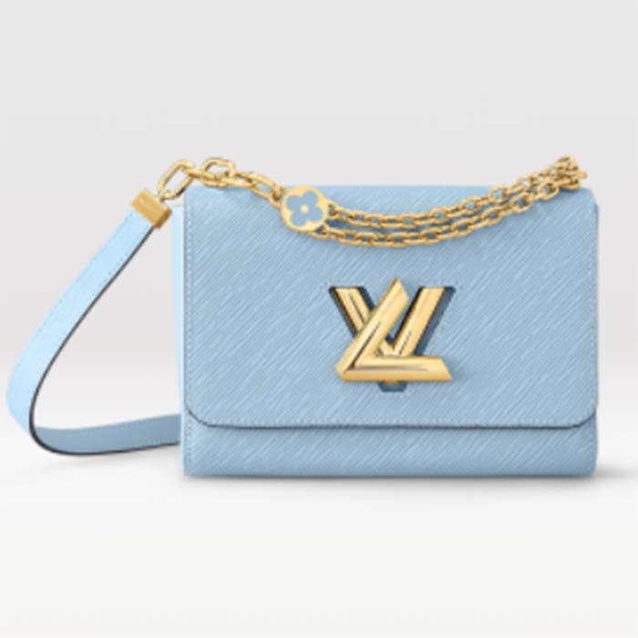 Louis Vuitton - Light Blue Metallic Sullivan Horizontal mm Handbag