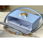Louis Vuitton LV Women Twist MM Handbag Bleu Nuage Blue Epi Grained Leather - Image 6