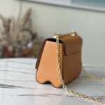 Louis Vuitton LV Women Twist MM Handbag Brown Epi Grained Cowhide Leather - Image 5