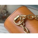 Louis Vuitton LV Women Twist MM Handbag Brown Epi Grained Cowhide Leather - Image 9