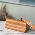 Louis Vuitton LV Women Twist MM Handbag Brown Epi Grained Cowhide Leather - Image 6