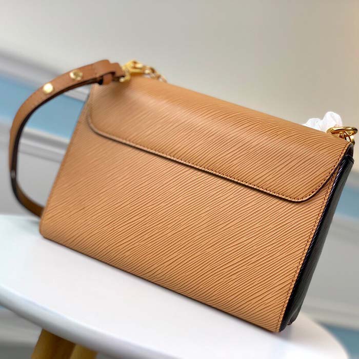 LOUIS VUITTON Epi Twist Shoulder Bag MM Camel 1300582