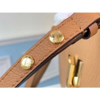 Louis Vuitton LV Women Twist MM Handbag Camel Light Brown Epi Leather (3)