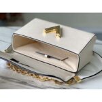 Louis Vuitton LV Women Twist MM Handbag Quartz White Epi Grained Leather - Image 6